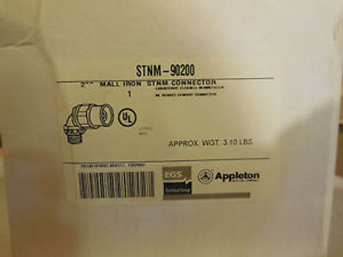 NEW APPLETON STNM-90200  MALL IRON CONNECTOR STNM90200