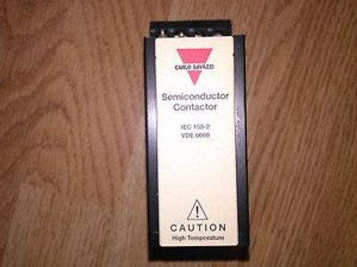 CARLO GAVAZZI IEC 158-2 VDE 0660 SOLID STATE RELAY