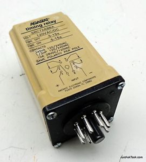 Agastat SRC72ABBA Timing Relay 120VAC/DC