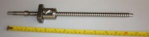 NEW KURODA GP1205DS-BALR-0330C-C3S Ground Ball Screw 12MM D 5MM Pitch 225MM TR