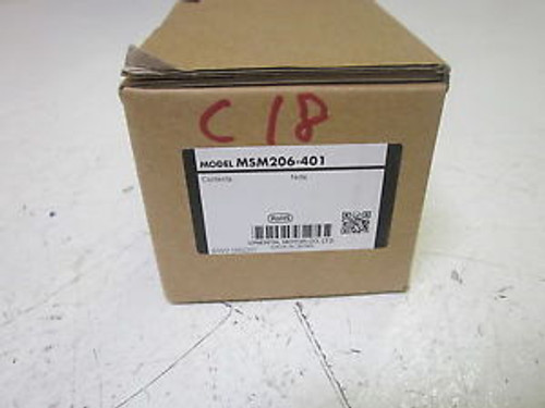 ORIENTAL MOTOR MSM206-401 SPEED CONTROL MOTOR 6W 90-1400VNEW IN A BOX