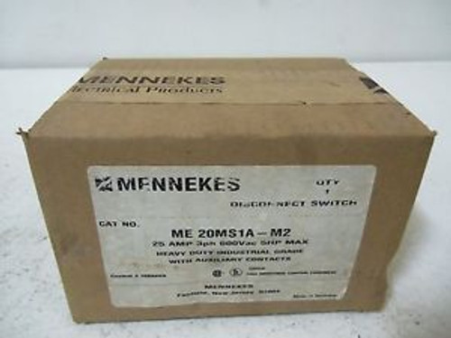 MENNEKES ME 20MS1A-M2 DISCONNECT SWITCH NEW IN BOX