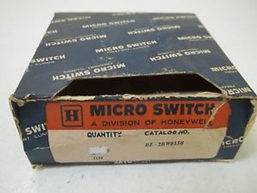LOT OF 9 MICRO SWITCH BZ-2RW8158  NEW IN A BOX