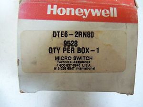 HONEYWELL MICRO SWITCH DTE6-2RN80 NEW IN BOX