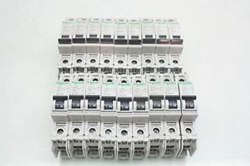 Lot of 18 Schneider Electric C5A C60 Multi 9 Circuit Breakers / 60106