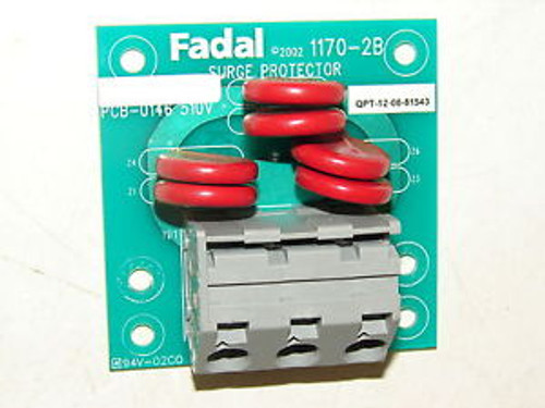 FADAL 1170-2B SURGE PROTECTOR PC BOARD PCB-0146 510V NNB