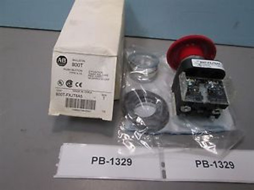 Allen Bradley 800T-FXJT6A5 JUMBO E-STOP 2 POS TWIST TO RELEASE NEW OLD STOCK