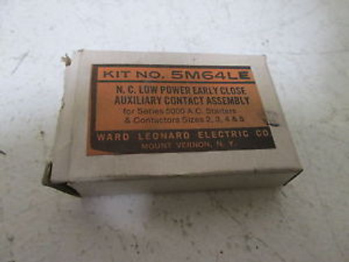 WARD LEONARD 5M64LE CONTACTOR NEW IN A BOX