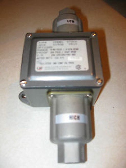 UNITED ELECTRIC CONTROLS PRESSURE SWITCH J21K S150B 9519(NEW)