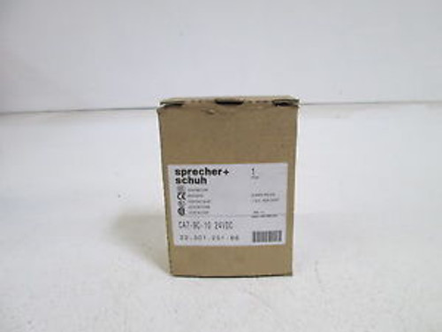 SPRECHER + SCHUH CONTACTOR 24VDC CA7-9C-10 NEW IN BOX