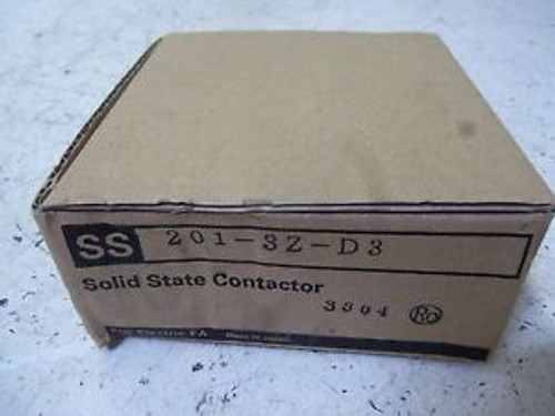 FUJI ELECTRIC SS 201-3Z-D3 SOLID STATE CONTACTOR NEW IN BOX