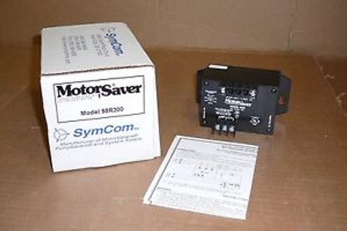 50R-200 SymCom New In Box Motor Saver Protection Relay 50R200