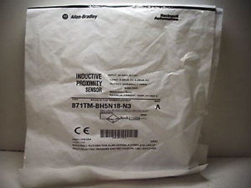 ALLEN-BRADLEY NEW 871TM-BH5N18-N3 SER.A QUANTITY N.O. PROXIMITY SENSOR