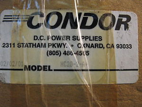 Condor Power Supply HC28-2-A+ 28v new