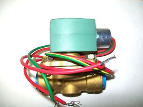 New ASCO 8210G1 120/60 3/8npt2-Way NC Brass Solenoid Valve New