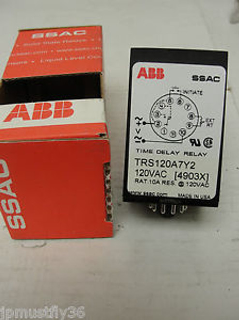 New box opened SSAC/ABB time delay relay TRS120A7Y2