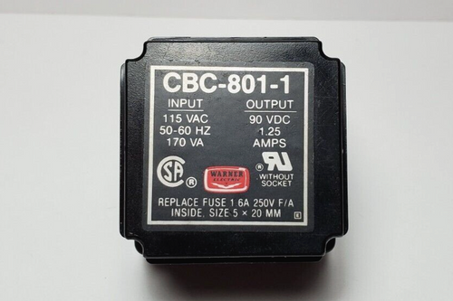 Warner Electric Cbc-801-1 Clutch Brake Control