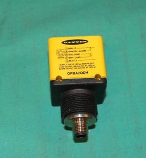 Banner OPBA2QDH 32687 Omni-Beam Power Block Sensor Omni 5 Pin Connector NEW