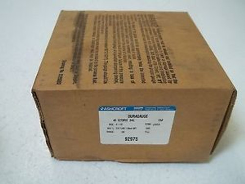 ASHCROFT 451279RS04L 15# DURAGAUGE NEW IN A BOX ASHCROFT 451279RS04L 15# DURAGAUGE NEW IN A BOX