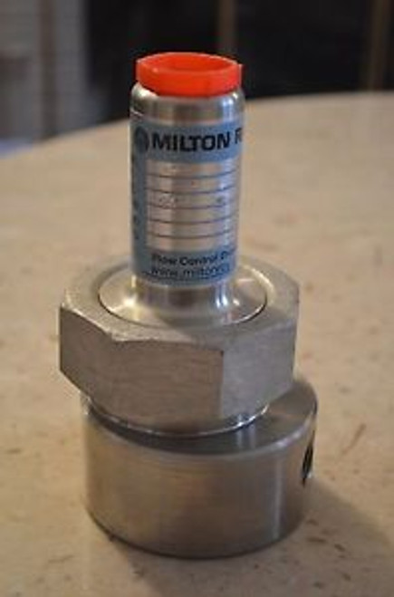 MILTON ROY VB0831 NPT STAINLESS 75PSI 1/2 BACK PRESSURE RELIEF VALVE