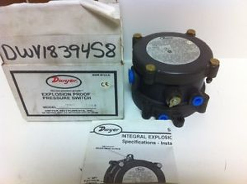 New DWYER EXPLOSION PROOF PRESSURE SWITCH 1950-1-2F