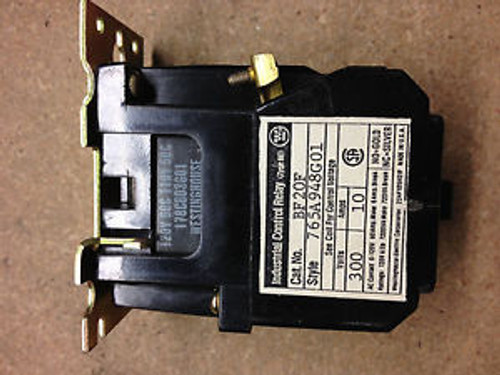 BF20F 765A948G01 Westinghouse Relay 120VAC New