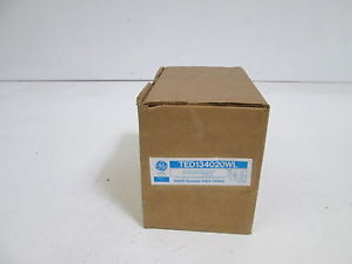 GENERAL ELECTRIC CIRCUIT BREAKER TED134020WL NEW IN BOX