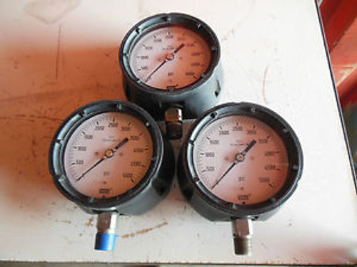 LOT OF 3 EACH 0-5000# WIKA GAUGE