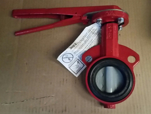 New Bray 2-1/2" Series 30 Brass Butterfly Valve