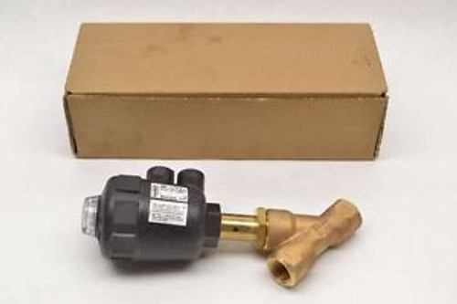 BURKERT 2000 A 1/2 PTFE BZ 1/2 IN ANGLE BRONZE Y-PATTERN PISTON VALVE B488884