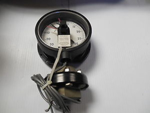 NEW ASHCROFT PRESSURE GAUGE 0-30 PSI 0-30 in Hg vac 5 DIA