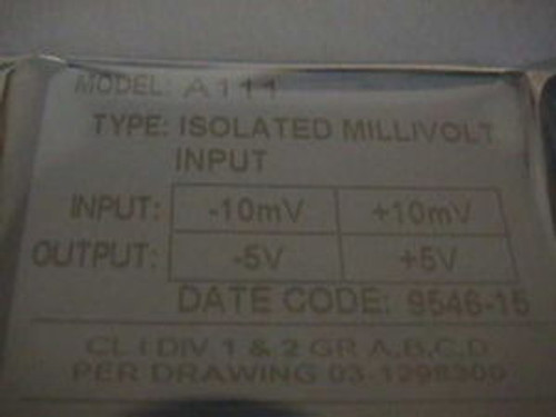 Azonix A111 Isolated Millivolt Input Module