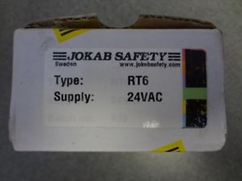 New JOKAB Safety Relay Type RT6 24 VAC