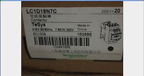 1pc Schneider contactor LC1D18N7C