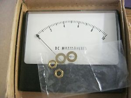 Simpson Model: 1329  0 - 10 DC Millliamperes Meter.   New Old Stock&lt