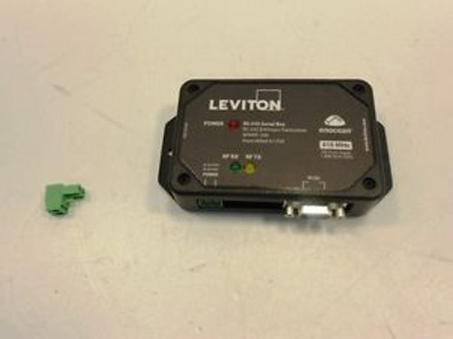 Leviton WS0RF-300 RS-232 Serial Box Data Interface Black