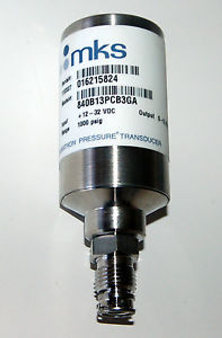MKS Baratron Pressure Transducer #840B13PCB3GA 1000 psig