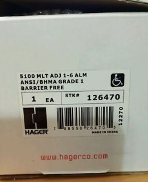 Hager 5100 heavy duty door closer New grade 1 multi mount