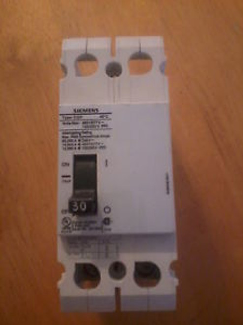 Siemens 2 Pole 30 AMP Circuit Breaker. Type CQD230. 480Y/277V