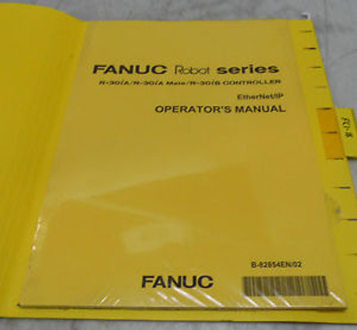 NEW Fanuc R-30iA/R-30iB Ethernet/IP Operators Manual B-82854EN/02