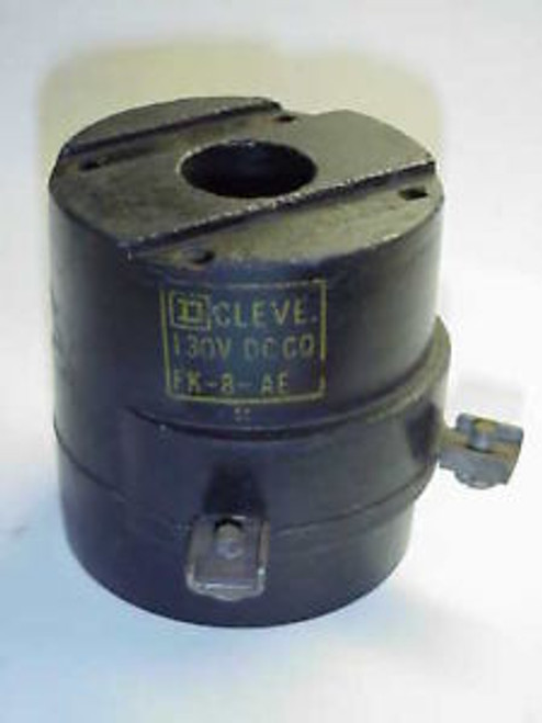 SQUARE D CLEVE. FK-8-AE COIL 130VDC