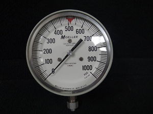 Moeller 0-1000 PSI 4.5 Inch Face Bottom Connection Shock Resistant