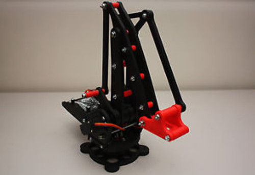 uArm 3D Printed ASSEMBLED RED Arduino Powered Mini Robotic Factory Lite Arm