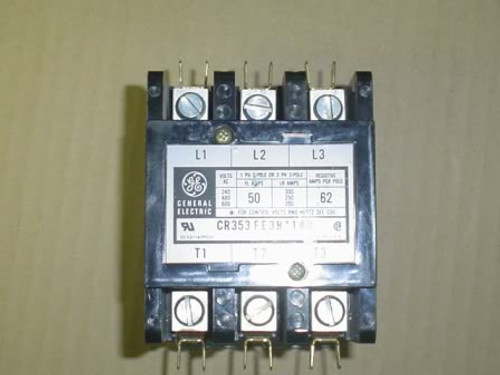 Contactor General Electric CRC353 FE3B  240/480/600 - 60/50 HP  RPM