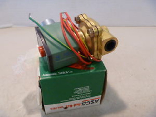 3/8 ASCO 8210G33 RedHat II 2W Solenoid Valve New In Box