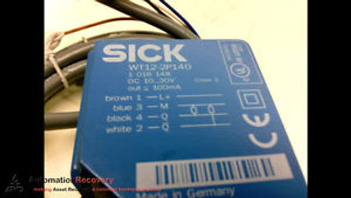 SICK WT12-2P140 PHOTOELECTRIC SENSOR 10-30VDC 100MA NEW