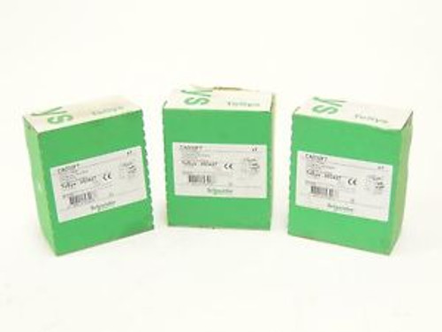 New Schneider Electric Control Relay CAD32F7  110 VAC Coil 600 V 10A LOT OF 3