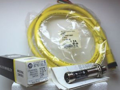 New Allen Bradley Proximity Switch # 871U-V5J18 with BH 6 Cable # 41307