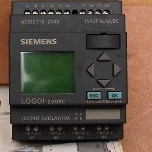 Siemens LOGO 230RC / 6ED1052-1FB00-0BA4 Logic Module Controller Surplus New