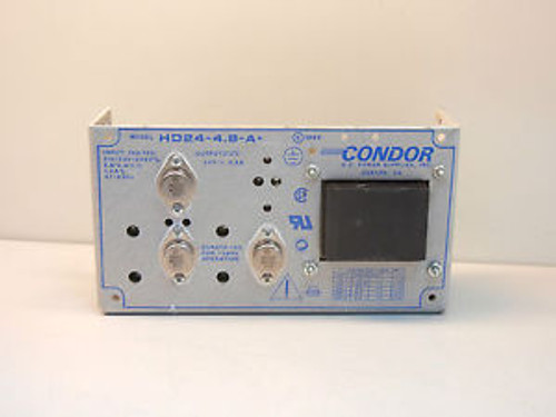 CONDOR DC POWER SUPPLY HD24-4.8-A+ NEW-NO BOX HD2448A+